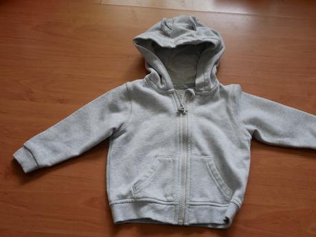 Teplakova trblietava mikina s uškami, marks & spencer,92