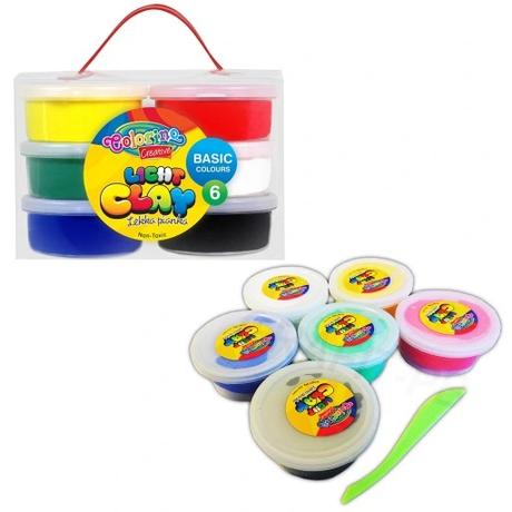 Plastelína colorino v kelínkoch- ľahká pena,