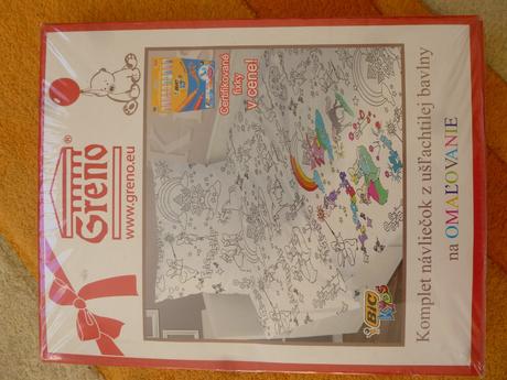 Obliecky detske na omalovanie + fixy, nove, 
