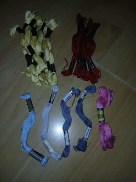 Drevená obruč na plátno a bavlnky, 