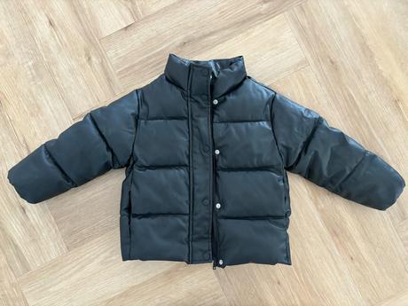 Páperová koženková bunda, zara,116