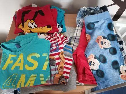 Letný balík do škôlky - tričká, kraťasky 98/104, 104