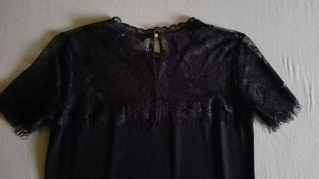 Čierny top s čipkou mohito, mohito,s