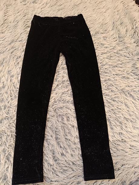 Velurove trblietavé legíny 128, kiki&koko,128