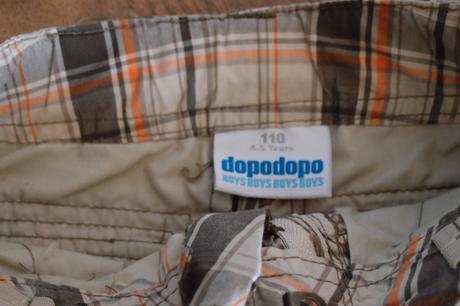 Krátke kárované nohavice, dopodopo,110