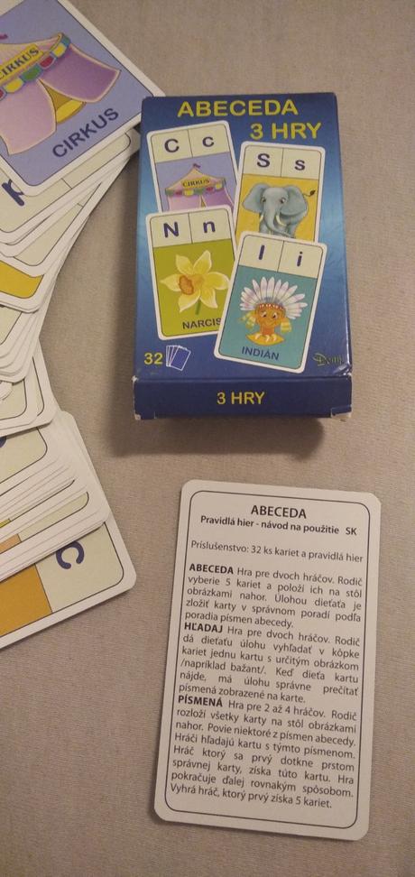 Abeceda 3 hry,