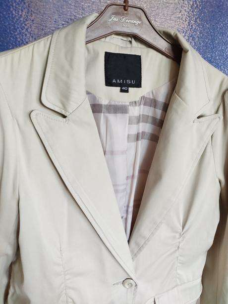 Krémové sako, amisu,40