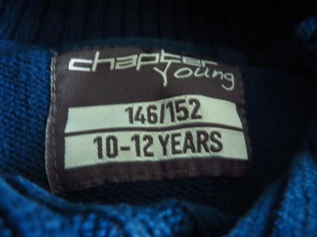 Frajerský pulover -veľ. 146/152 -zn. chapter young, chapter young,146