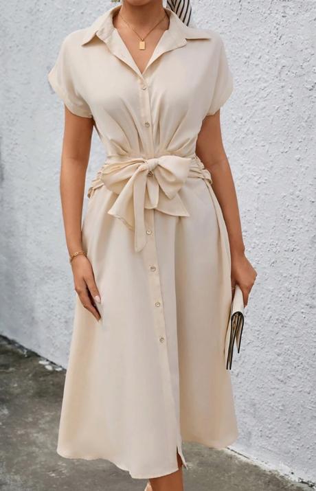 Letné šaty v blúzkovom strihu, 42 / 44 / l / xl