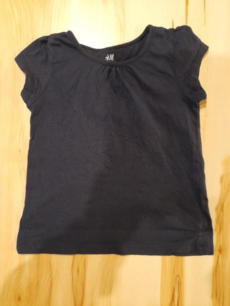 Tmavomodré tričko, h&m,98