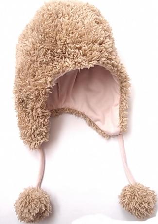 Pinkie detská čiapka beige pompom, pinkie,68 - 98