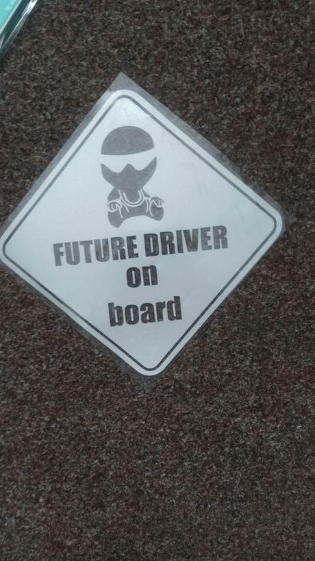 Nalepka na auto baby on board, 