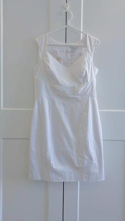 Biele puzdrové šaty h&m, h&m,m