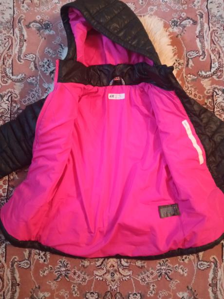 Zimná bunda, h&m,134