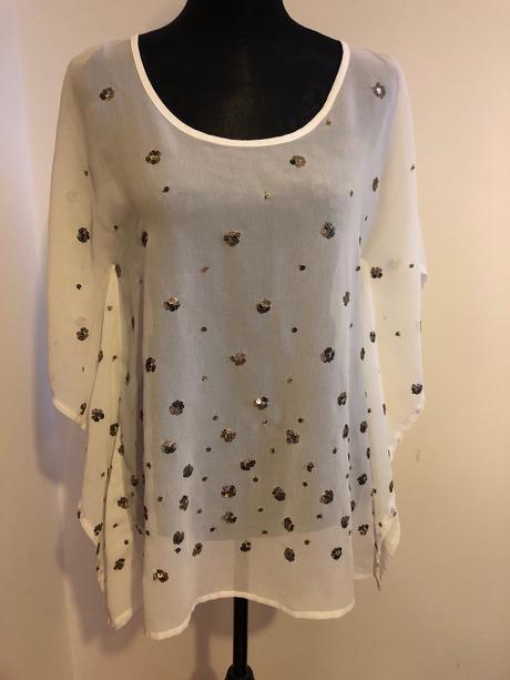 Blúzka oversized, h&m,m