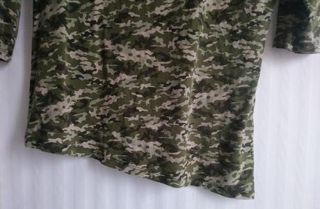 Dámsky elastický top so zeleným vzorom, miss etam, m