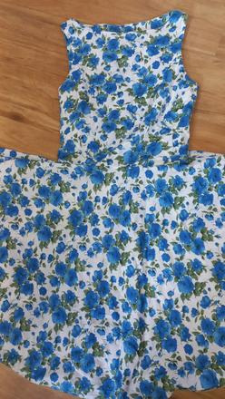 Šaty  s kvetmi, orsay,s