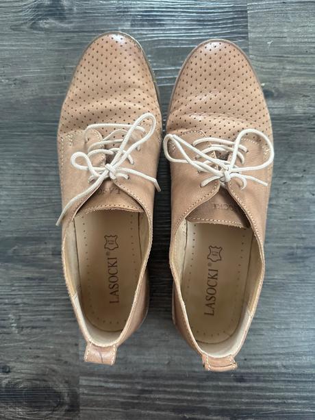 Kožené poltopánky, lasocki,39