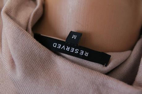 Ružový pletený top s opaskom, reserved, reserved,m