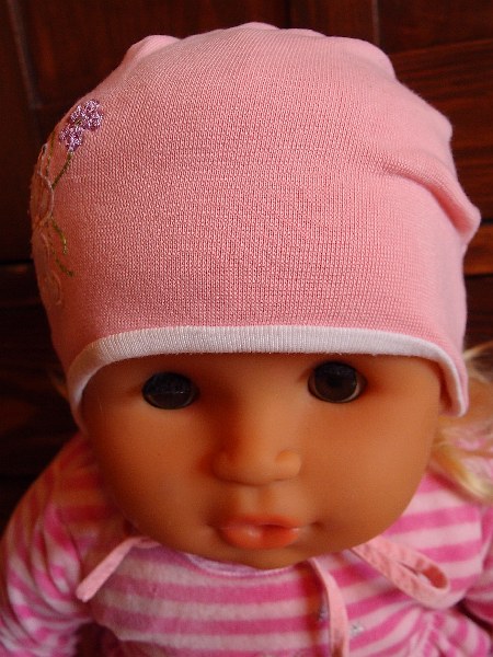 Dvojvrstvová bavlnená čiapka s aplikáciou myšky, 74