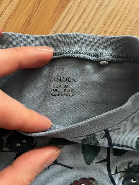 Tričko černice modré, lindex,92