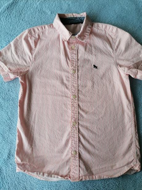 Košeľa jemný pásik, h&m,128