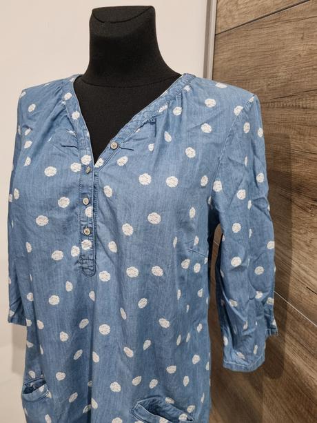 Riflove šaty s bodkami, gina,m