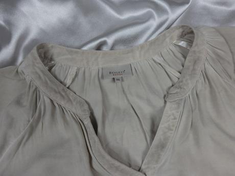 Luxusná béžová blúzka, 46