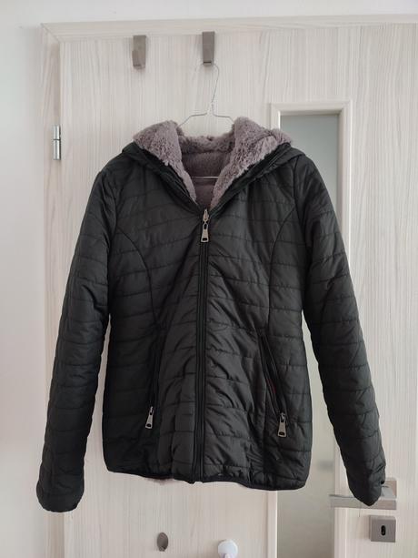 Zimná obojstranná bunda, s