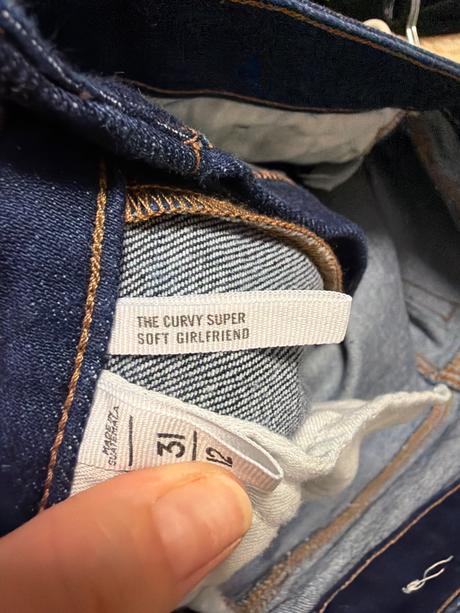 Tmavomodré džínsy loft, xl