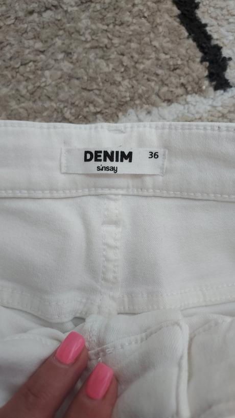 Biele elasticke rifle, sinsay,36