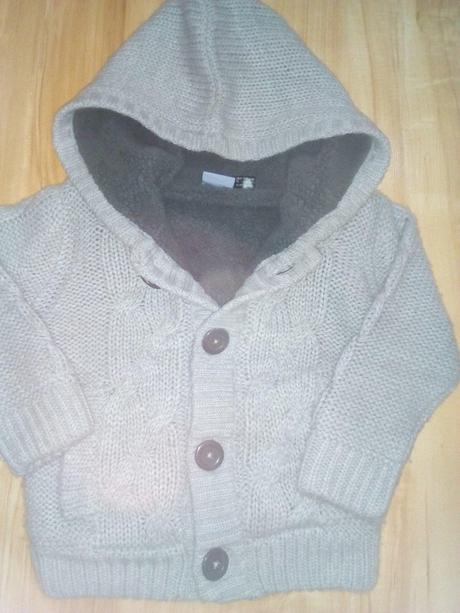 Zateplený pletený sveter, lupilu,86