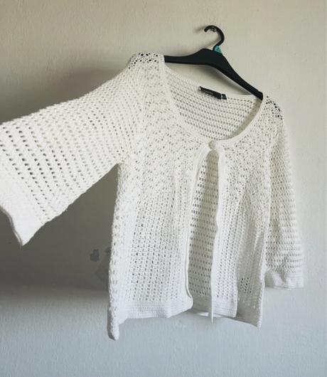Kappahl trendy sietovany kvalitny kardigan kratky, kappahl,40