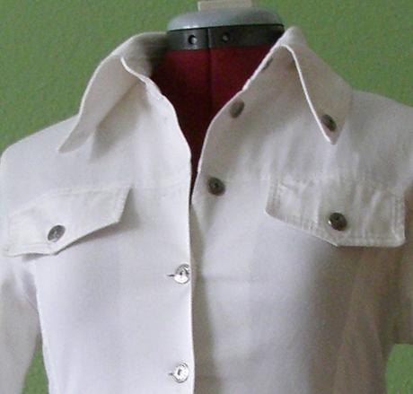 Biela tenká bunda alebo košeľa vel. 34, xs