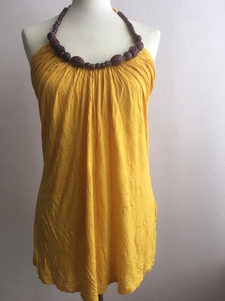 Nenosené tričko s holým chrbtom veľ.m, new yorker,m