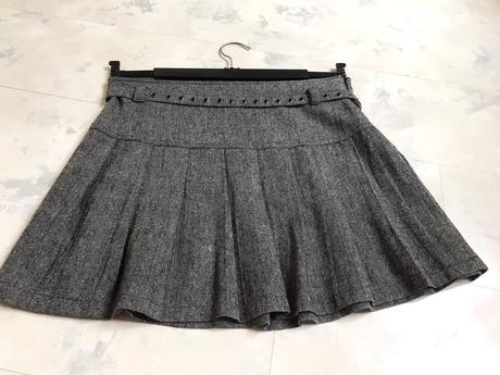 Tvídová skladaná sukňa, xs