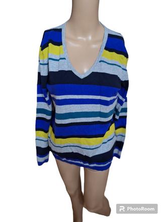 Dámsky pásikavý pulóver, l