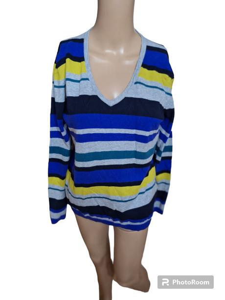 Dámsky pásikavý pulóver, l