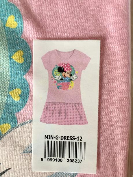 Dievčenské šaty, zn.disney/minnie mouse., disney,98 / 104 / 110 / 122