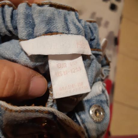 Dievčenské rifle, h&m,80