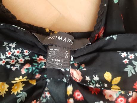 Tričko na ramienka, primark,34