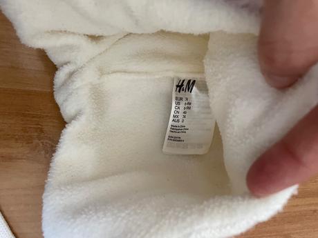 Ciapka tepla s flisom 74, h&m,74