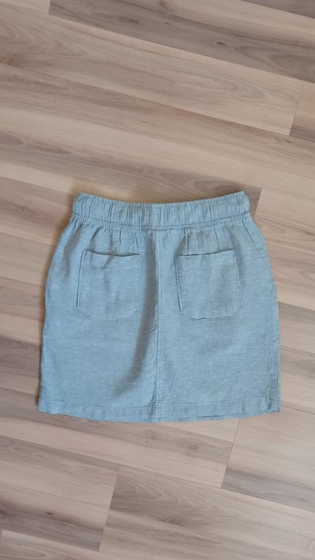 Sukňa s prímesou ľanu, esmara,34