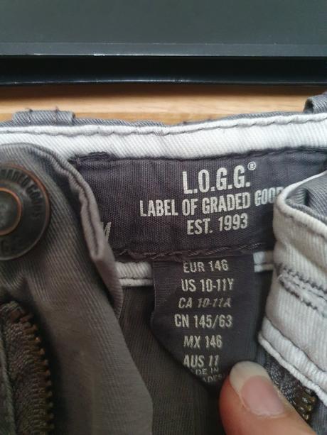 Zateplené nohavice cargo štýl, h&m,146