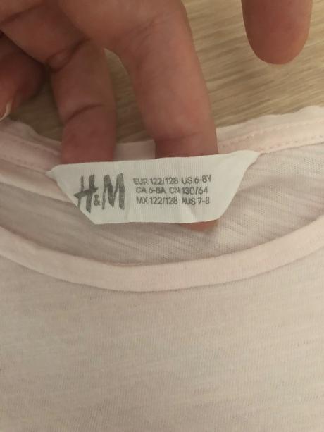 Tričko s motýlikmi, h&m,122