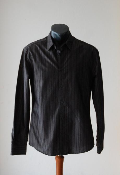 Elegantná tmavosivá košeľa, h&m,m