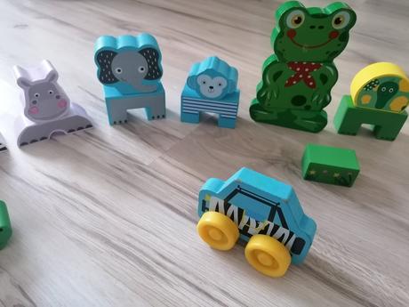 Skladacie drevené zvieratká, 