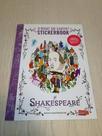 What on earth stickerbook shakespeare nau19,