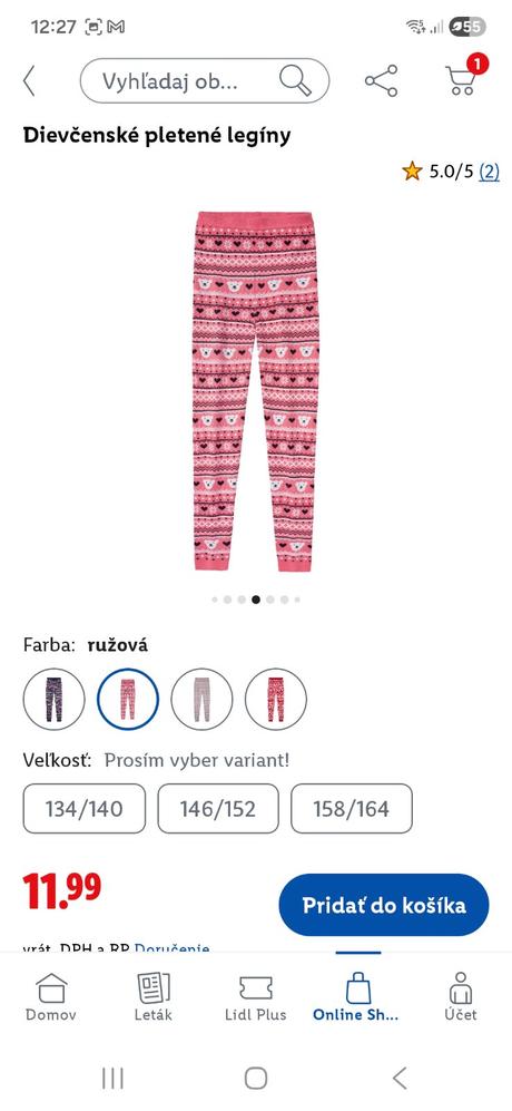 4x hrubšie legíny, veľ. 134/140, pepperts,134