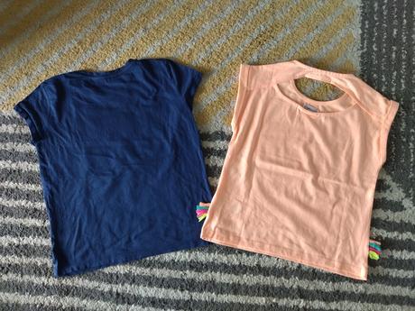 Modré tričko s aplikáciou 146/152, h&m,146